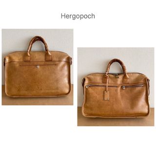 エルゴポック(HERGOPOCH)のHergopoch エルゴポック レザーブリーフケース ビジネスバッグ(ビジネスバッグ)