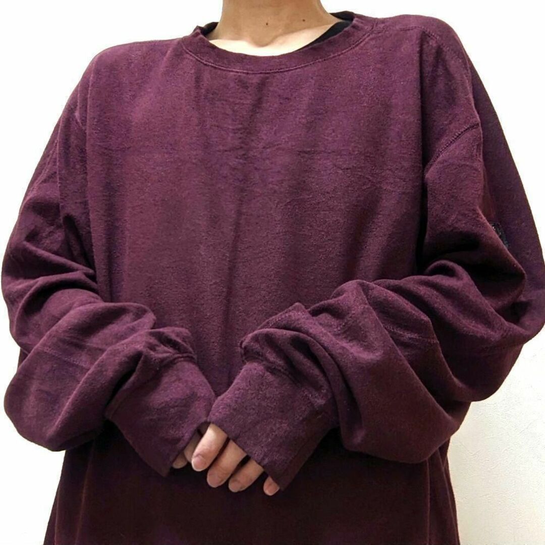 フォックス スウェットワインレッドえんじ色 XL