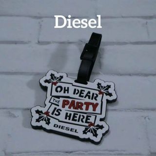 ディーゼル(DIESEL)の【匿名配送】ディーゼル キーホルダー ラバー 鏡 白 黒(キーホルダー)