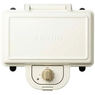 ブルーノ(BRUNO)のBRUNO ホットサンドメーカー　ダブル　ホワイト(サンドメーカー)