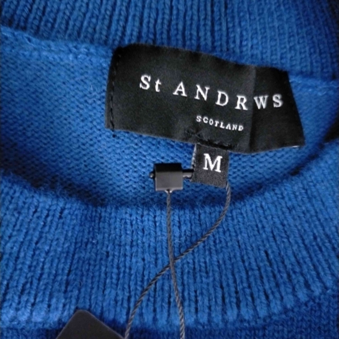 St.Andrews - St. Andrews(セントアンドリュース) カシミヤ混 クルー