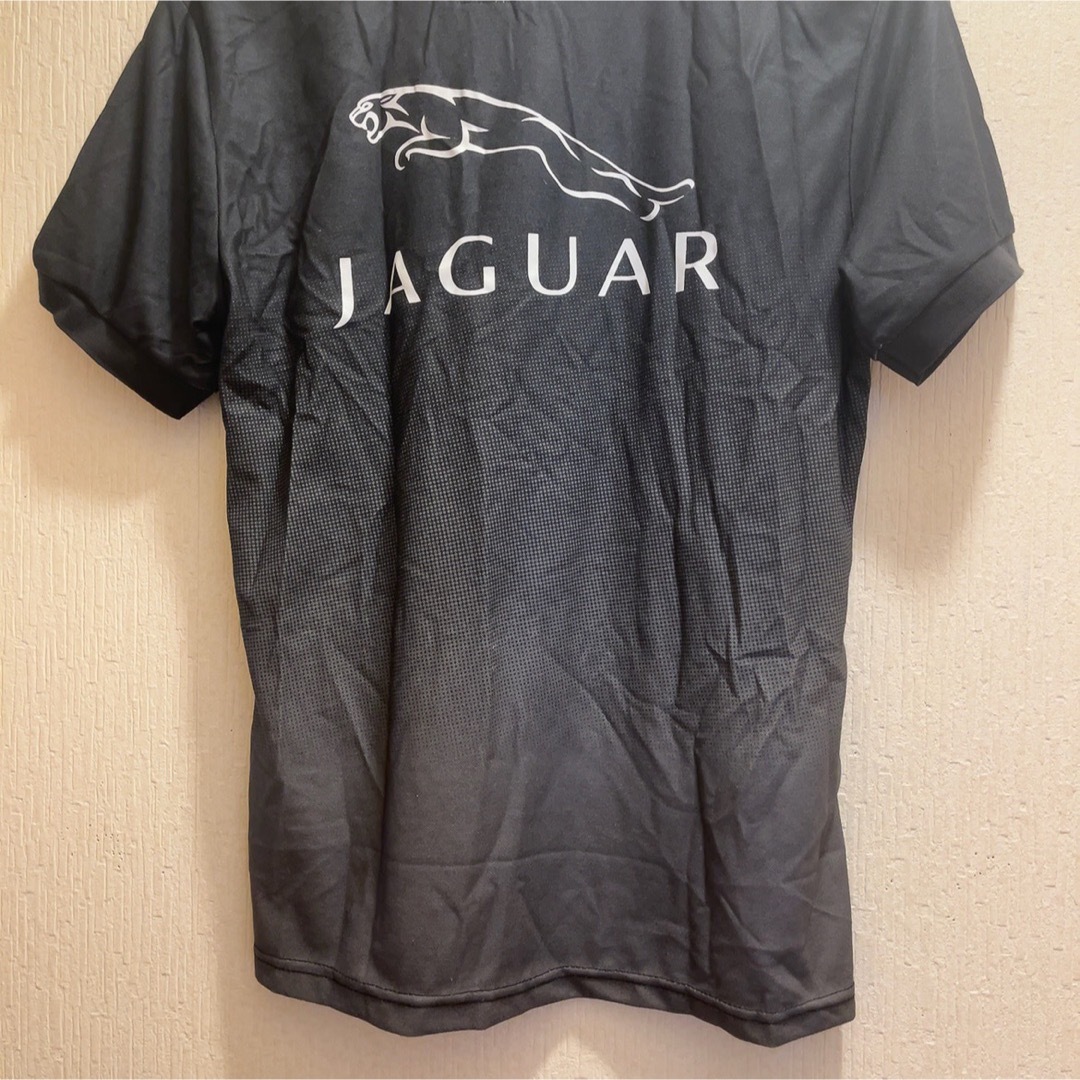 新品★ブラック★ドット柄★JAGUAR★ポロシャツ★ゴルフウェア★ユニセックスL メンズのトップス(ポロシャツ)の商品写真