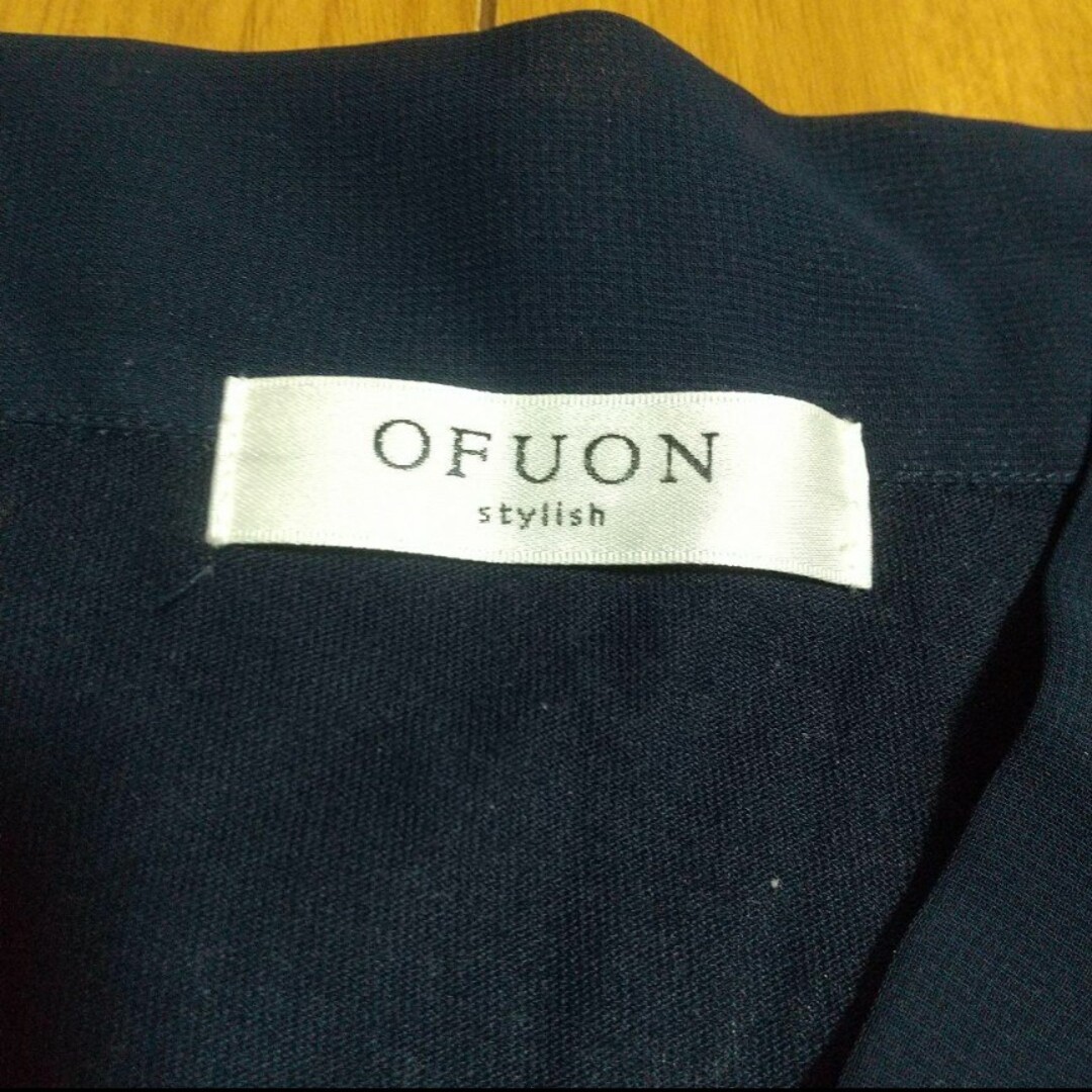 OFUON(オフオン)のOFUON ボウタイブラウス 36size レディースのトップス(シャツ/ブラウス(長袖/七分))の商品写真