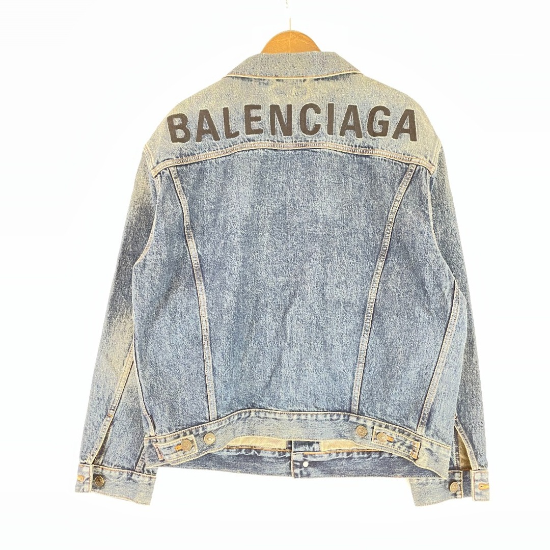 Balenciaga(バレンシアガ)のバレンシアガ 19SS557351 バックロゴ デニムジャケット 46 メンズのジャケット/アウター(その他)の商品写真