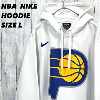 ナイキ(NIKE)のアメリカ古着 NIKE NBA インディアナペイサーズプリントスエットパーカーL(パーカー)