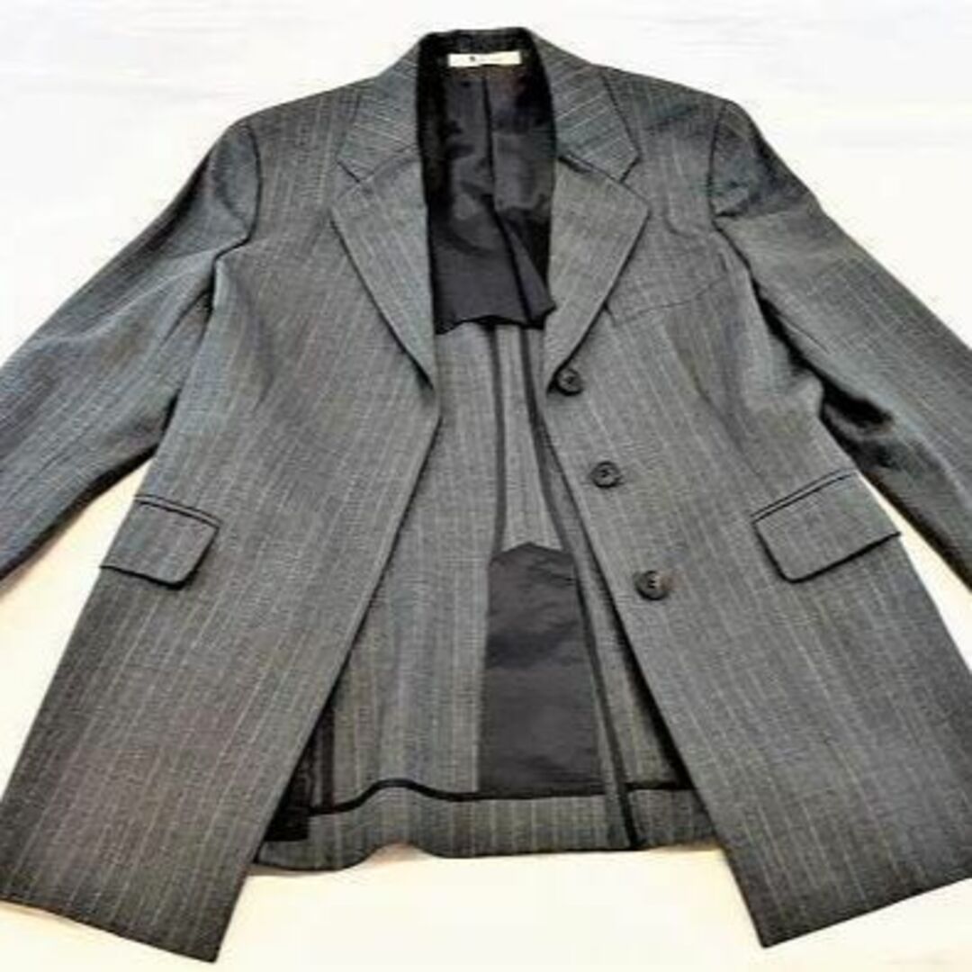AQUA SCUTUM - Aquascutum レナウン グレー系ストライプ パンツスーツ