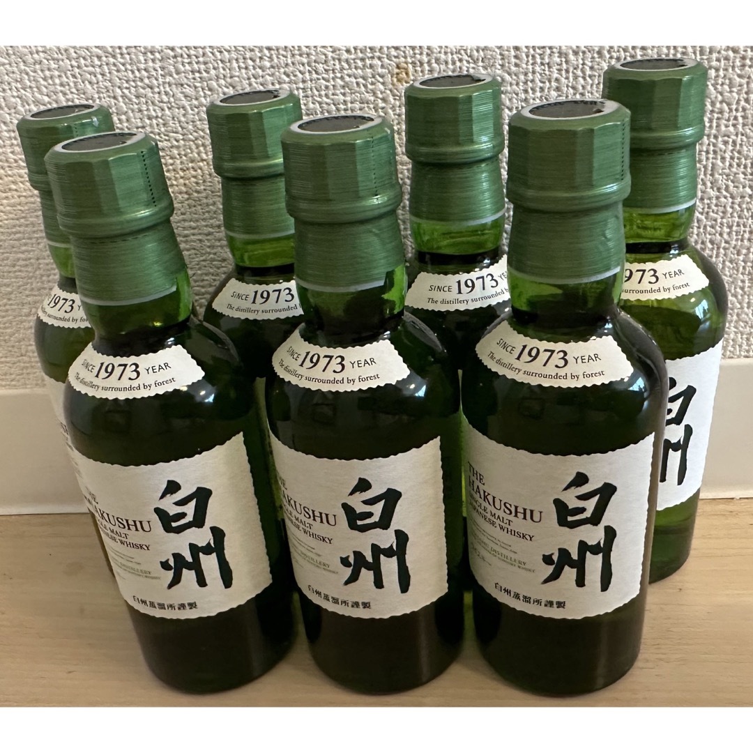 白州 ミニボトル 7本 サントリー - ウイスキー