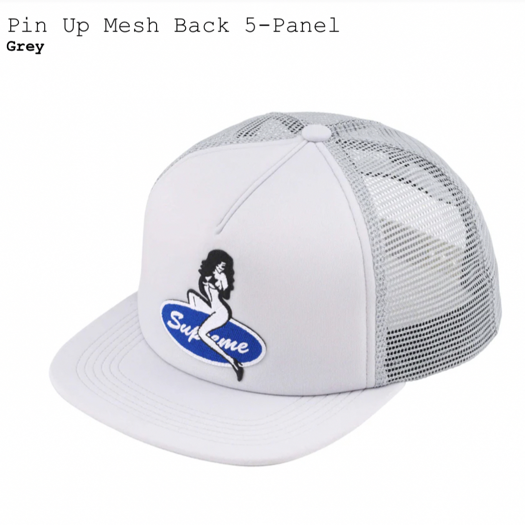 〘supreme〙pin-up mesh back 5 panel capです☆