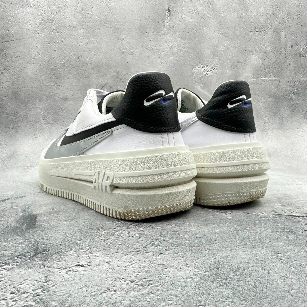 極美品】NIKE エアフォース1 プラットフォーム 白 Lv8 レザー 厚底-