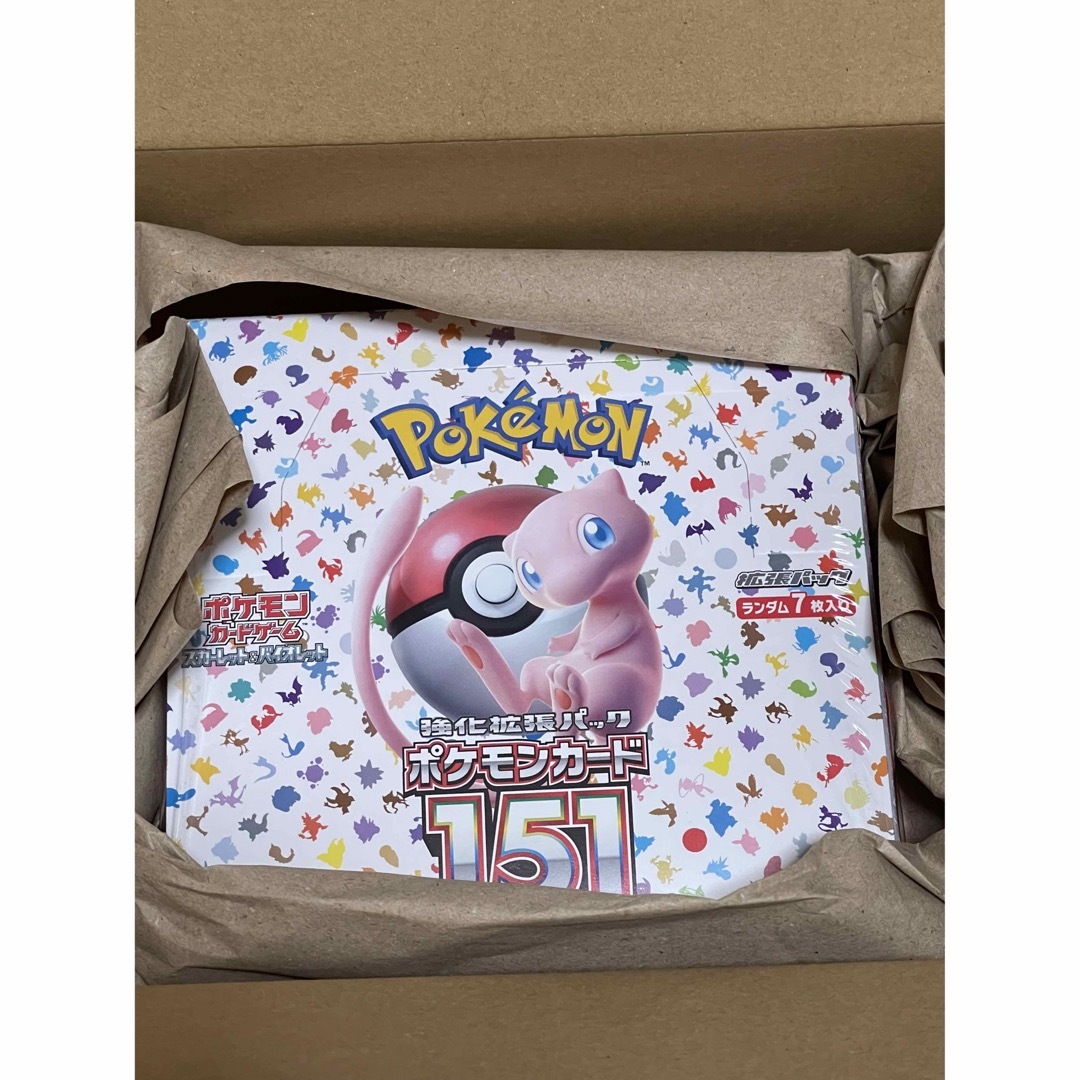 強化拡張パック ポケモンカード151BOX シュリンク付