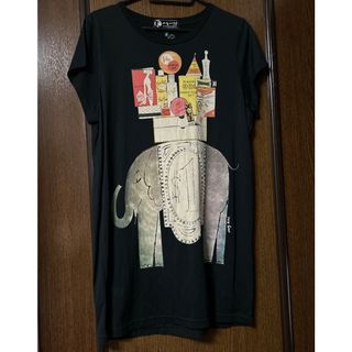 ヒステリックグラマー(HYSTERIC GLAMOUR)のヒステリックグラマー アンディーウォーホル Tシャツワンピ(Tシャツ(半袖/袖なし))