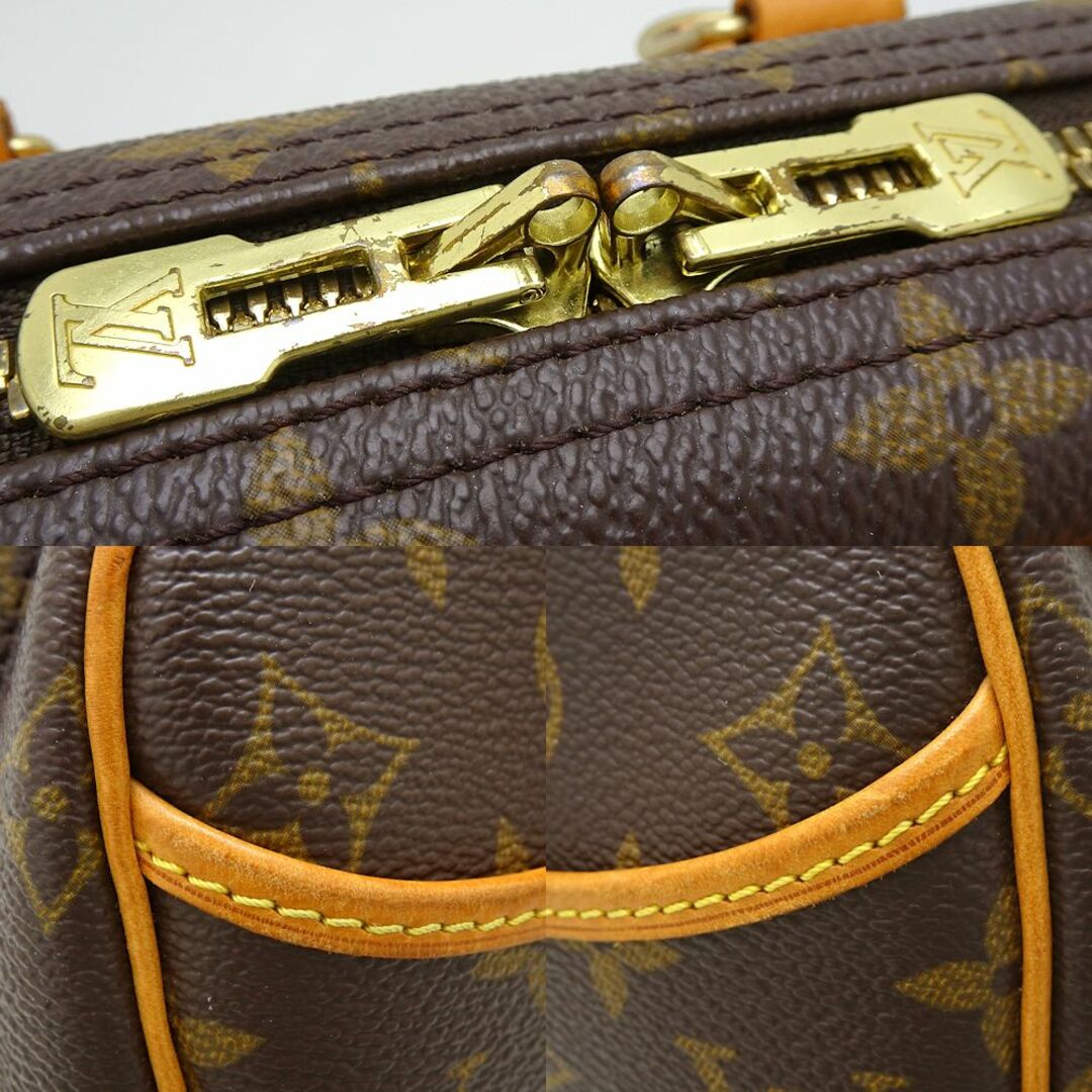 LOUIS VUITTON ルイヴィトン モノグラム トゥルーヴィル M42228 ハンドバッグ ブラウン/350643ファスナーシリアル