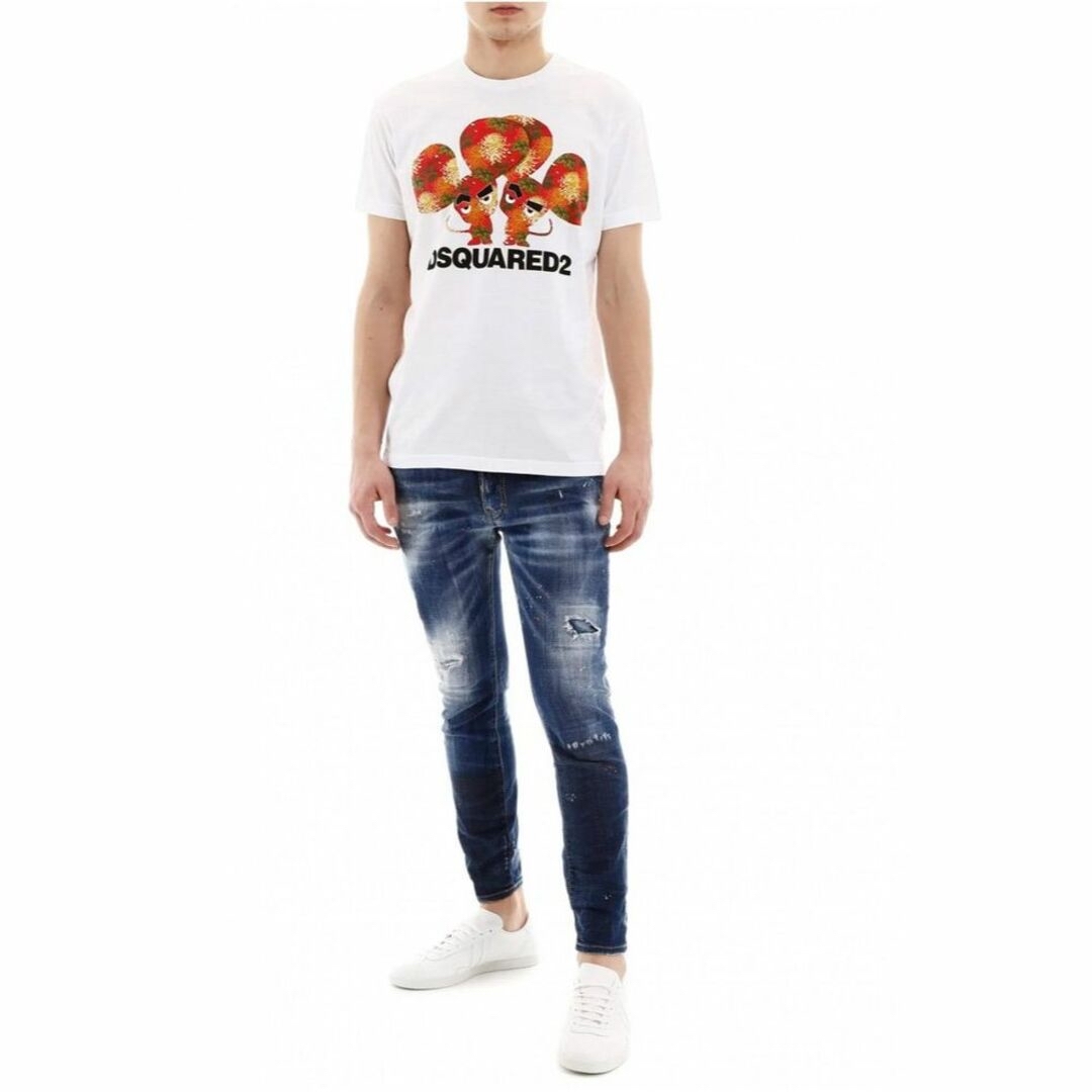 DSQUARED2 - DSQUARED2 グラフィック マウス ロゴTシャツ 20ss pinkの