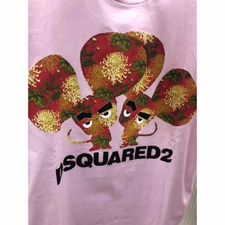 DSQUARED2 - DSQUARED2 グラフィック マウス ロゴTシャツ 20ss pinkの