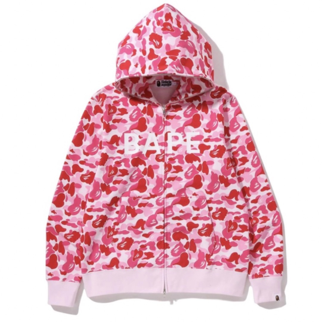 【名作】a bathing ape abc camo フルジップパーカー L