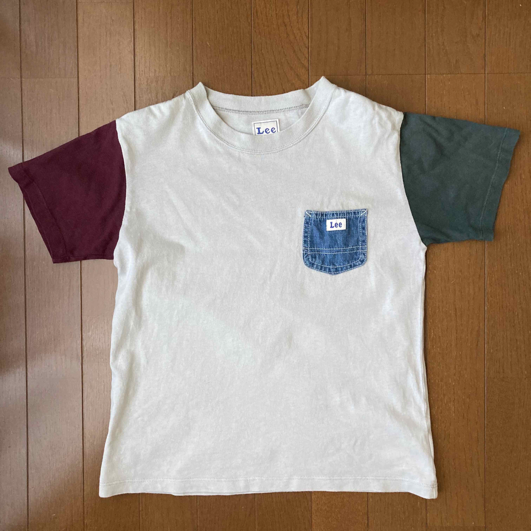 Lee(リー)のLee Tシャツ グレー 140センチ キッズ/ベビー/マタニティのキッズ服男の子用(90cm~)(Tシャツ/カットソー)の商品写真