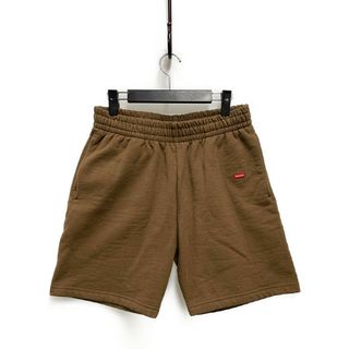 シュプリーム(Supreme)のSUPREME シュプリーム Small Box Sweat Short スウェット ショートパンツ ブラウン サイズS 正規品 / 31991(ショートパンツ)