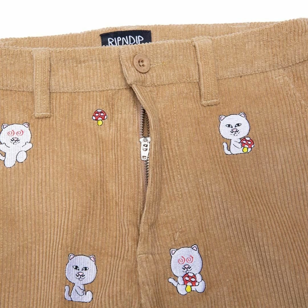 RIPNDIP(リップンディップ)のRIPNDIP HELLO NERMY CORDUROY EMBROIDERED メンズのパンツ(チノパン)の商品写真