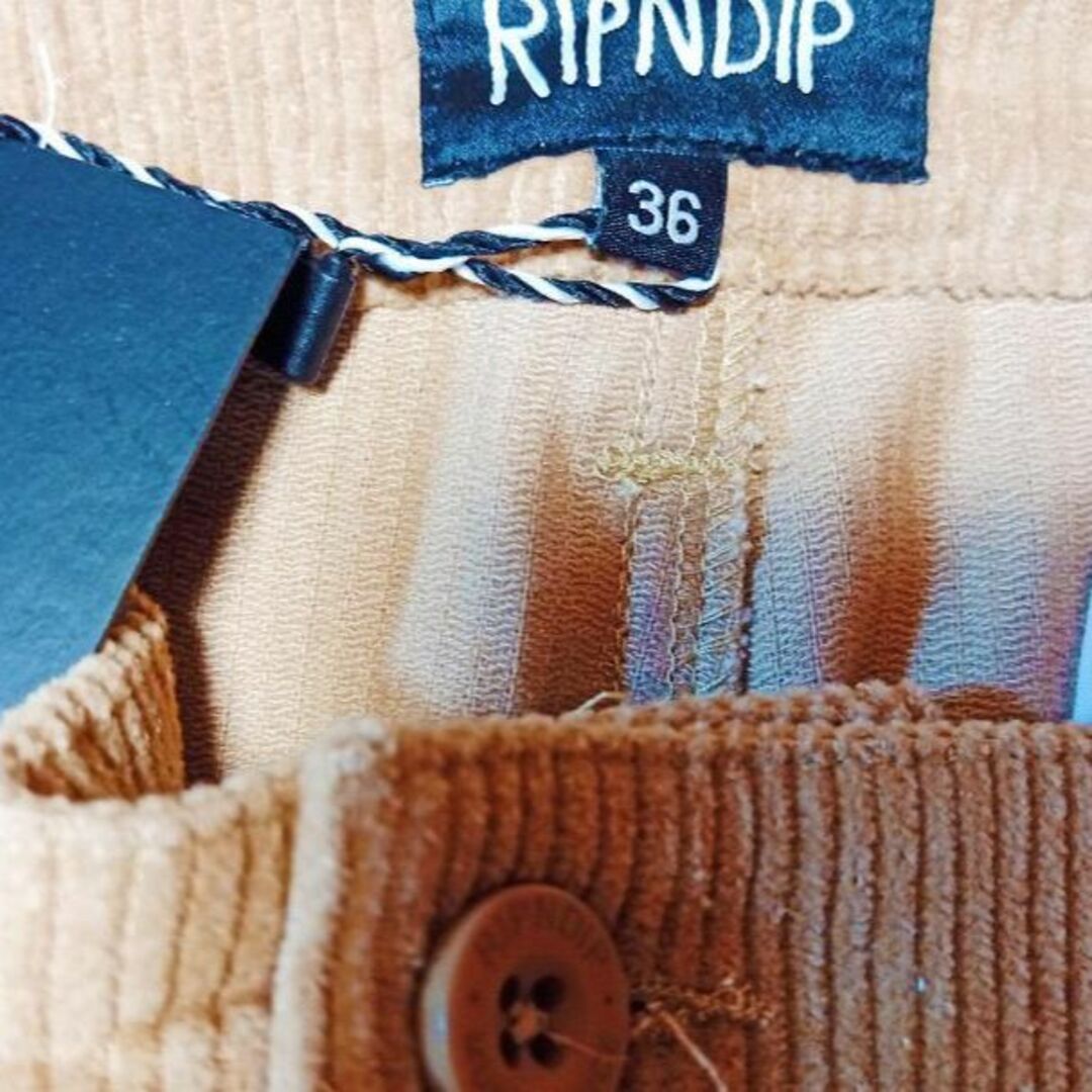 RIPNDIP(リップンディップ)のRIPNDIP HELLO NERMY CORDUROY EMBROIDERED メンズのパンツ(チノパン)の商品写真