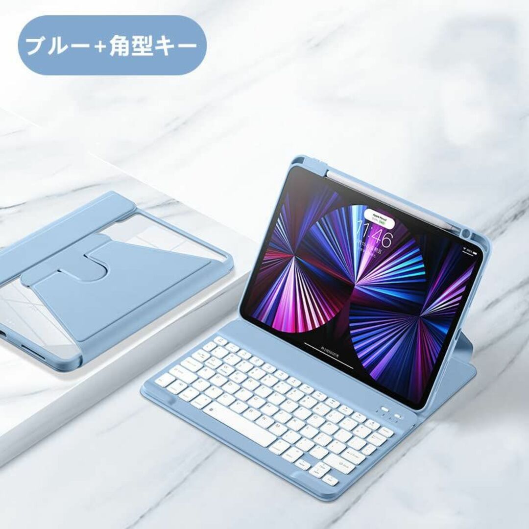 【色: グリーン】360度回転 iPad Air5 iPad Air4 iPad