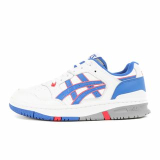 asics アシックス サイズ:25.5cm 22AW EX89 (1201A476-101) ホワイト イリュージョンブルー 白 US7.5  ローカット スニーカー シューズ 靴 ブランド バッシュ バスケ 【メンズ】【中古】【美品】