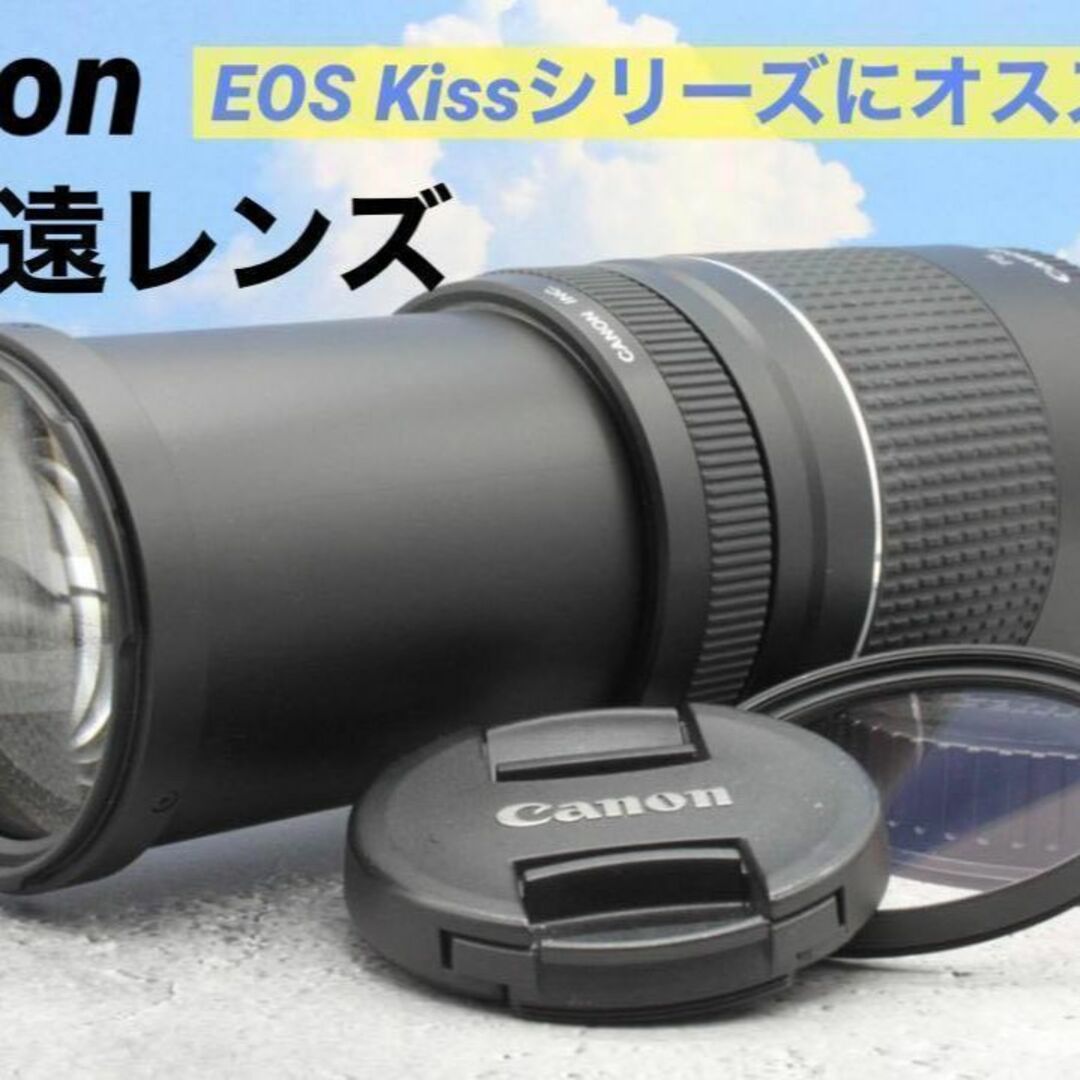 ❤️300mm超望遠レンズ❤️ 美品✨ CANON EF 75-300mm
