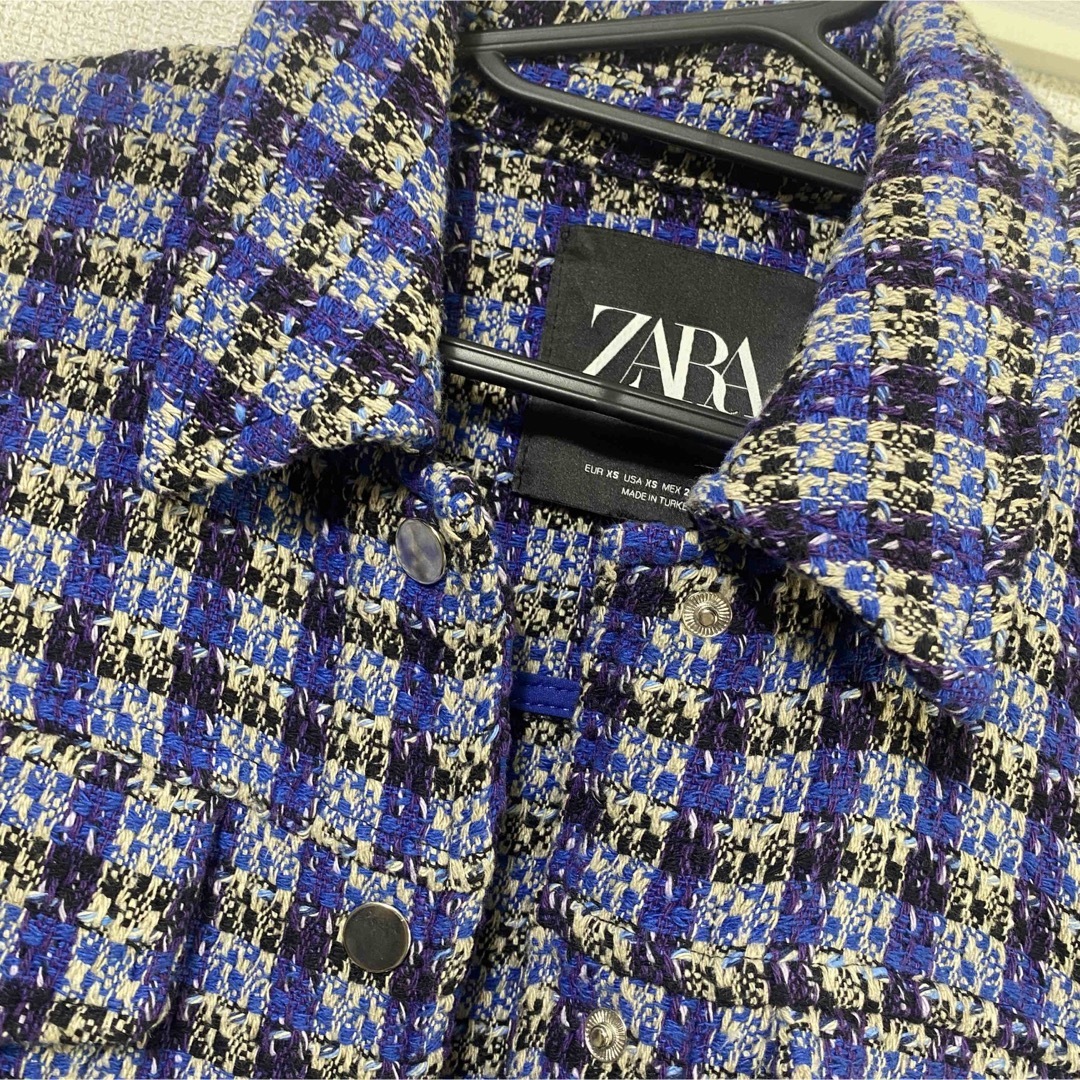 ZARA ザラ　ツイード　ショート丈　ジャケット