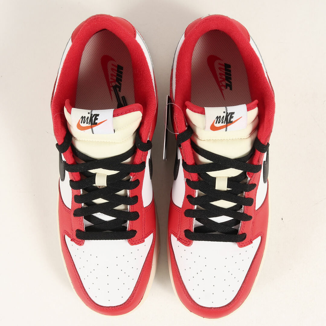 NIKE ナイキ サイズ:28.5cm DUNK LOW RETRO PRM CHICAGO SPLIT (DZ2536-600) 2023年 ダンク ロー レトロ プレミアム シカゴ スプリット ユニバーシティレッド ブラック US10.5 ローカット スニーカー シューズ 靴 【メンズ】