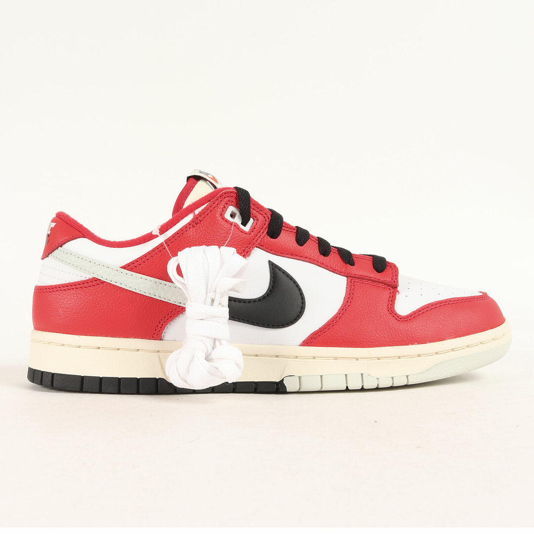 NIKE ナイキ サイズ:28.5cm DUNK LOW RETRO PRM CHICAGO SPLIT (DZ2536-600) 2023年 ダンク ロー レトロ プレミアム シカゴ スプリット ユニバーシティレッド ブラック US10.5 ローカット スニーカー シューズ 靴 【メンズ】