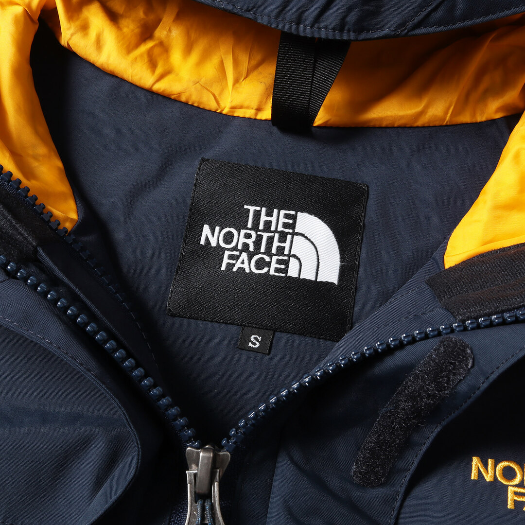 THE NORTH FACE ノースフェイス ジャケット サイズ:S スクープ ジャケット マウンテンパーカー Scoop Jacket /  NP61630 ネイビー イエロー アウター ブルゾン 【メンズ】【中古】
