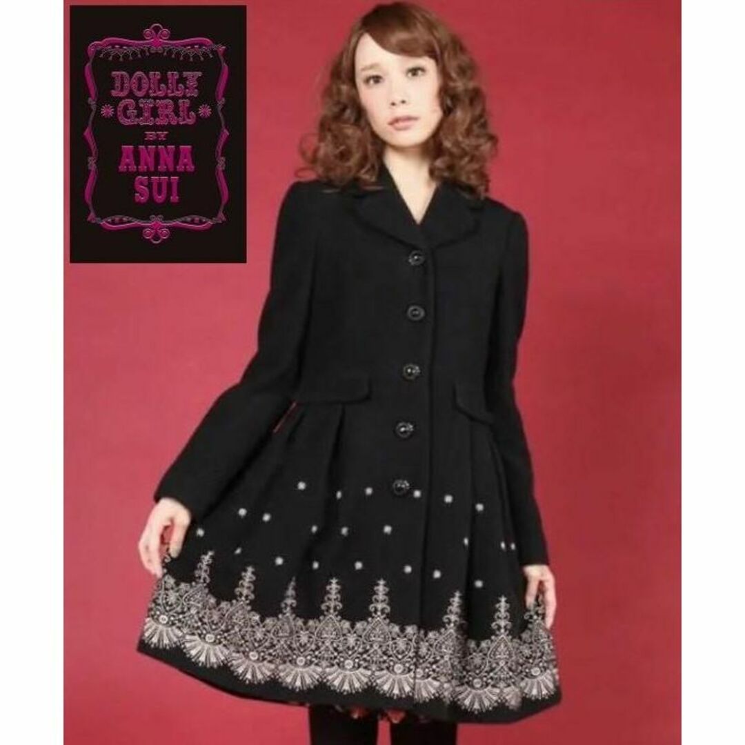 ANNA SUI 刺繍ロングコート