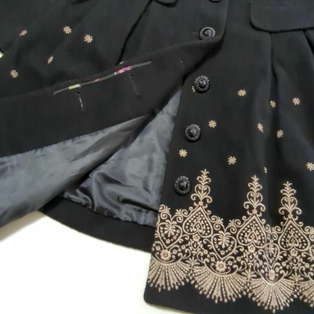 ANNA SUI 刺繍ロングコート