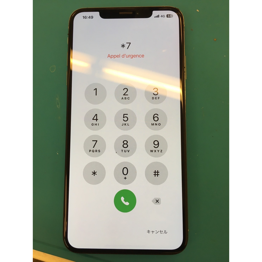 iPhone(アイフォーン)の【ジャンク】iPhoneXS Max 純正パネル スマホ/家電/カメラのスマートフォン/携帯電話(その他)の商品写真