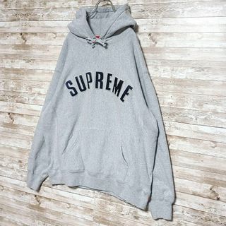 【超希少デザイン】supreme パーカー　刺繍　エンジェル　天使　ロゴ満載XL