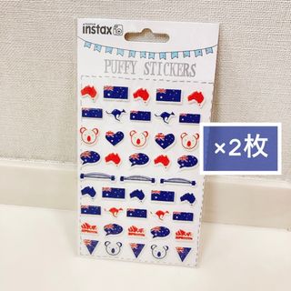 【2点で200円引き⭕️】オーストラリア　シール　両面2枚セット(シール)