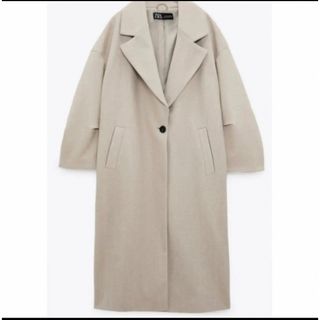 ザラ チェスターコート(レディース)（ベージュ系）の通販 83点 | ZARA