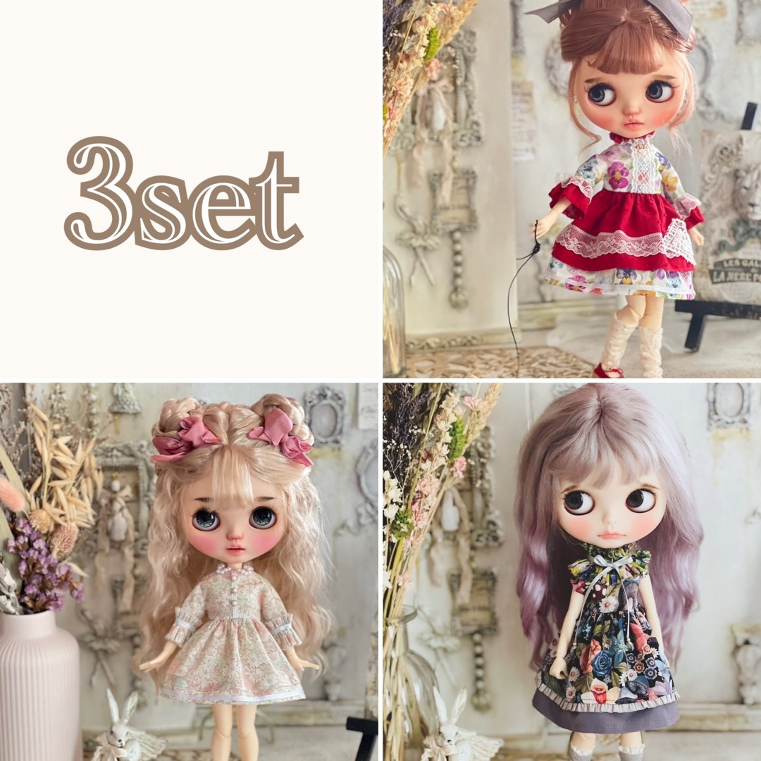3set LIBERTY ワンピース ブライスアウトフィットの通販 by otomegumi ...