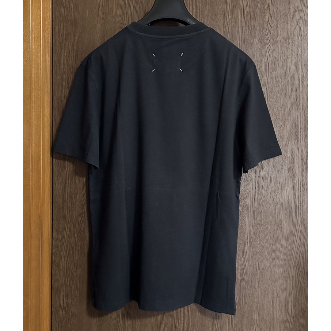 黒S新品 メゾンマルジェラ レギュラー オーガニックコットン Tシャツ ブラック