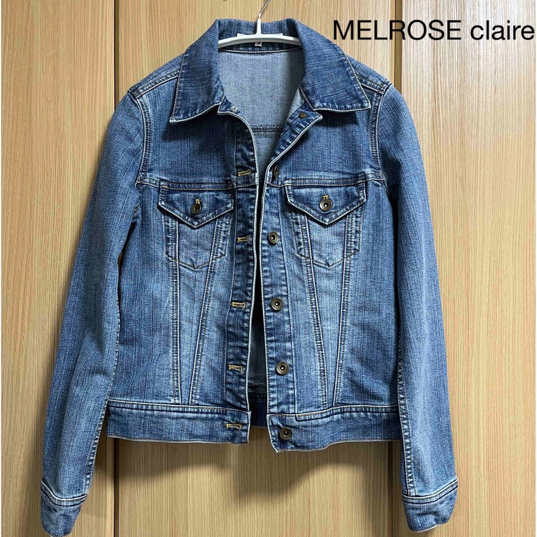MELROSE claire(メルローズクレール)のMELROSE claire デニムジャケット　Gジャン L 3  メルローズ レディースのジャケット/アウター(Gジャン/デニムジャケット)の商品写真