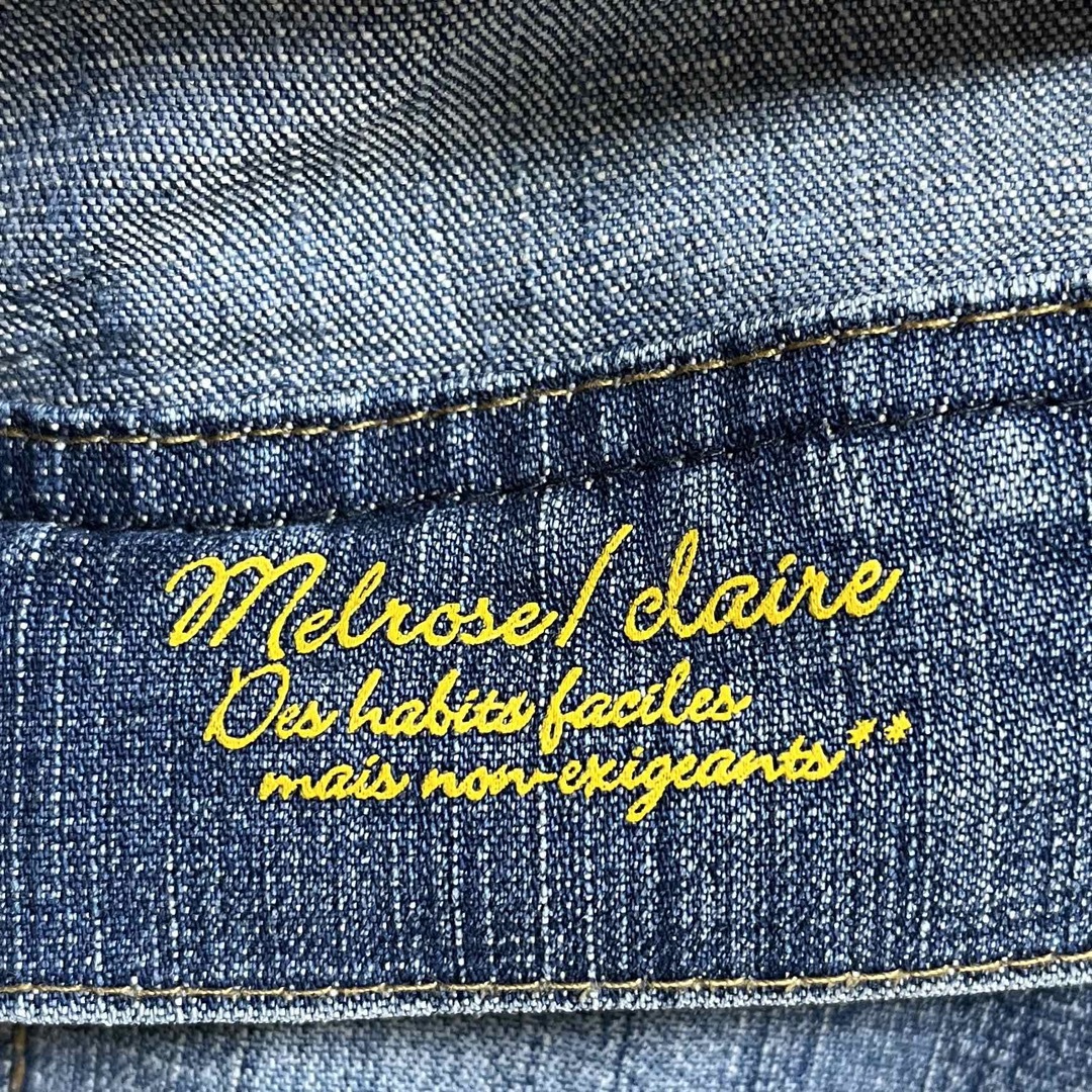 MELROSE claire(メルローズクレール)のMELROSE claire デニムジャケット　Gジャン L 3  メルローズ レディースのジャケット/アウター(Gジャン/デニムジャケット)の商品写真