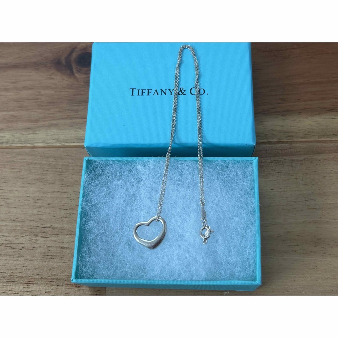 【Tiffany&Co.】エルサペレッティ　オープンハート　ネックレス　シルバー