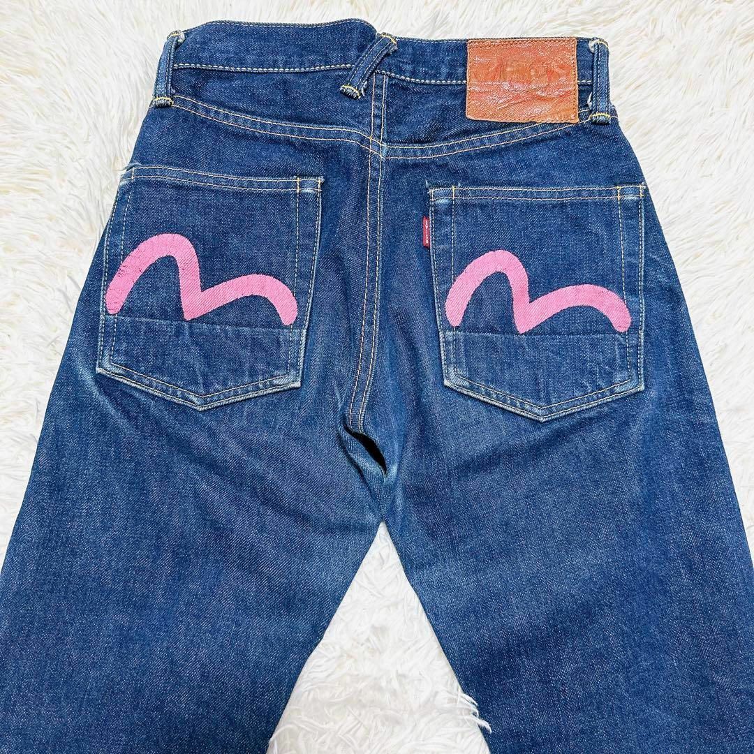 evisu ピンクかもめ NO.2 lot.8000 トラ耳 W24の通販 by COCO evisu ピンクかもめ NO.2 lot.8000 トラ耳 W24の通販 by COCO