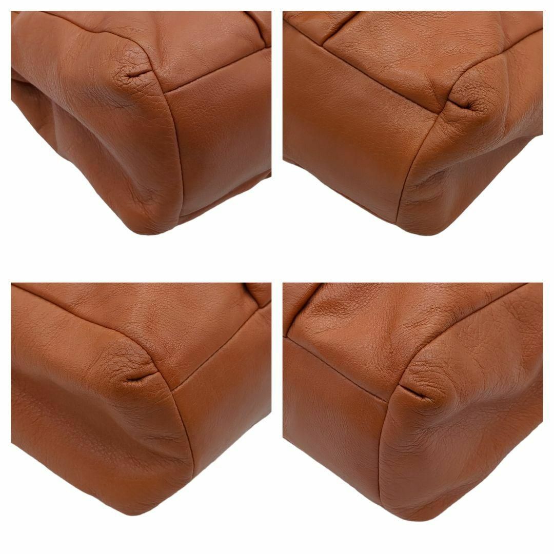 COACH レザー トートバッグ A4可 肩掛け キャメル 22262