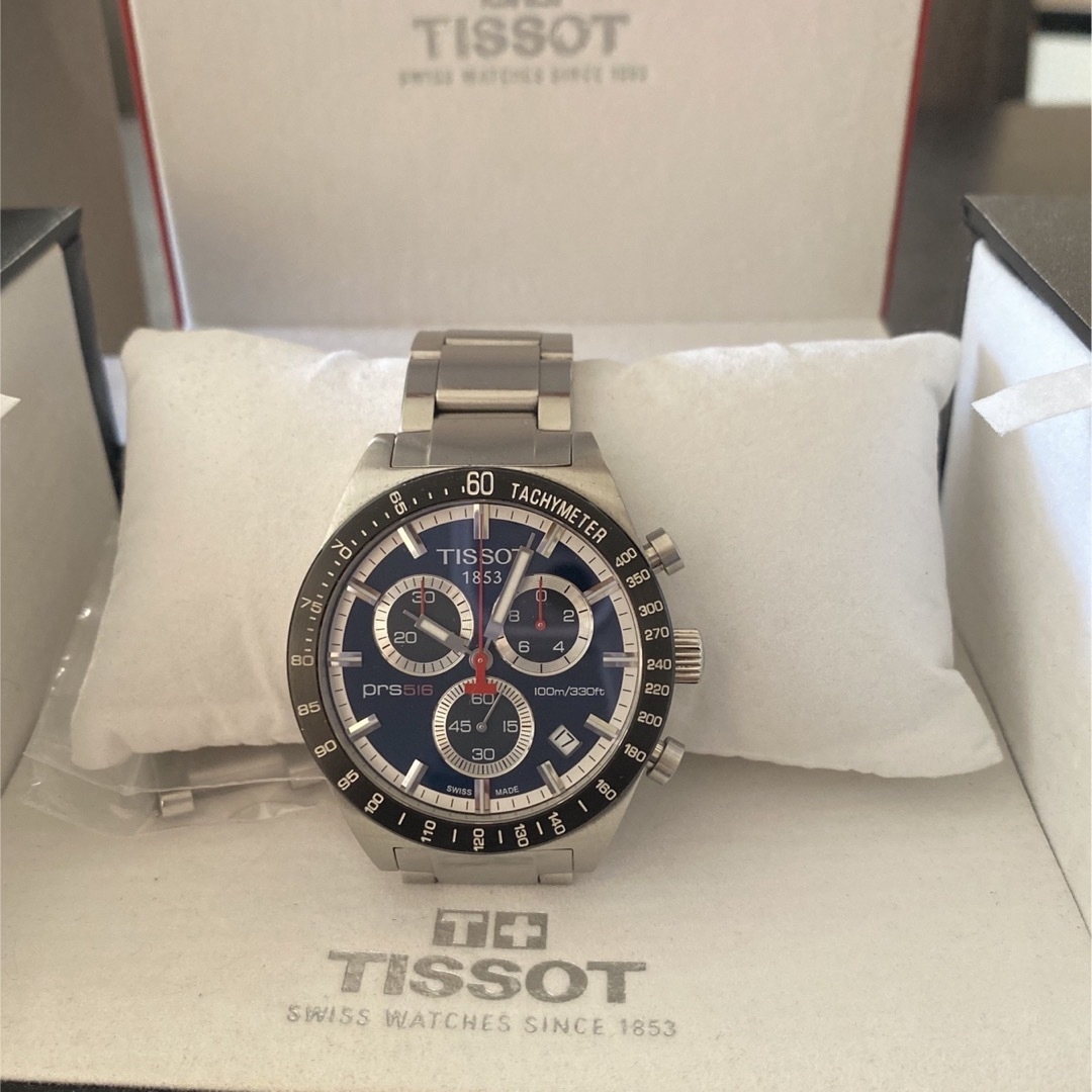 ティソ TISSOT T044417A T-スポーツ クロノグラフ クォーツ - 腕時計