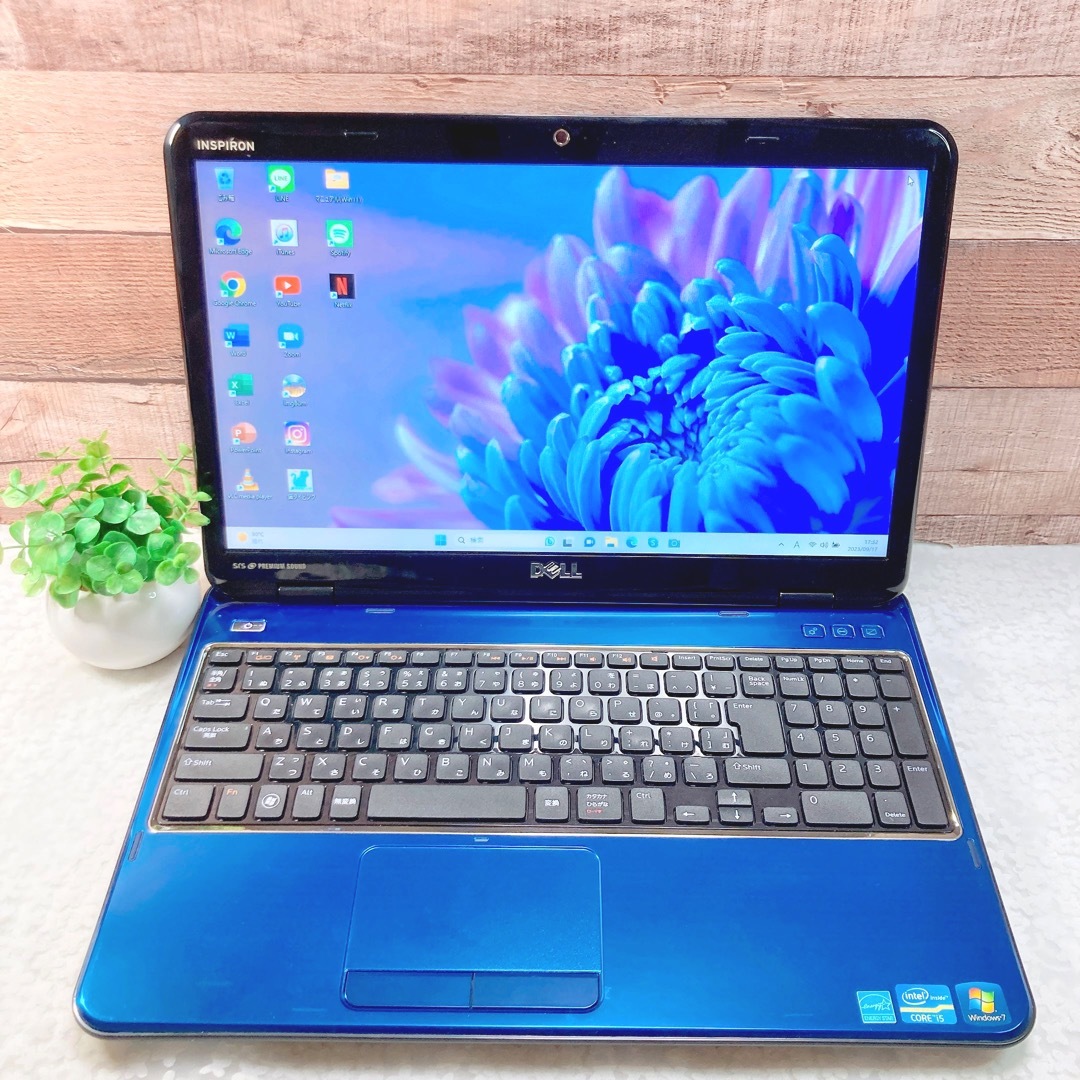 i5‼️WEBカメラ❣️SSD256GB✨メモリ8GB❣️青ノートパソコン✨学生社会人-