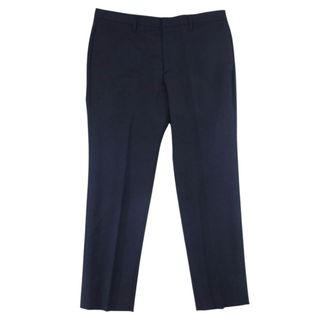 ジルサンダー(Jil Sander)のJIL SANDER ジルサンダー JSMI310101 MI210700 wool trousers ウール トラウザーズ パンツ スラックス ネイビー系 50【中古】(その他)