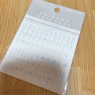 キャンドゥ　しずくネイルシール　ラインフラワー(ネイル用品)