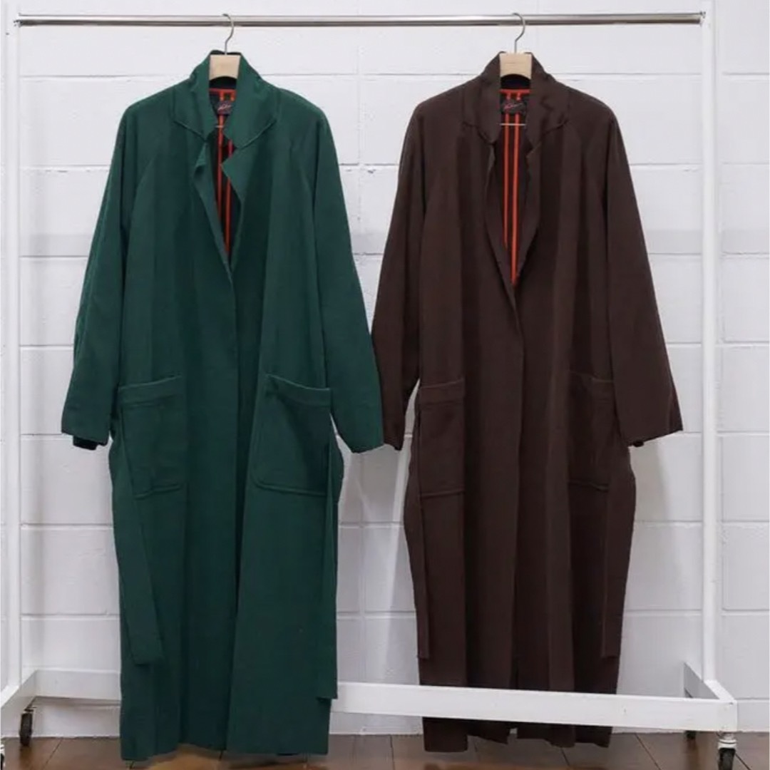 UNUSED × NIUKU WOOL GOWN COAT - チェスターコート 新品 PALTO パルト アルパカウールメランジェチェスターコート AMEDEO