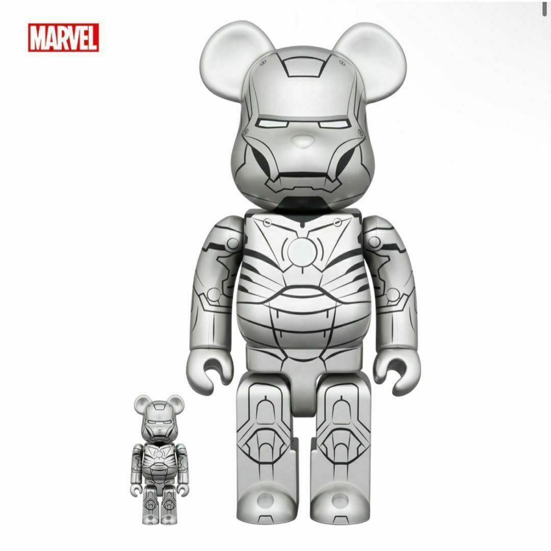 BE@RBRICK IRON MAN MARK II 100％ & 400％フィギュア