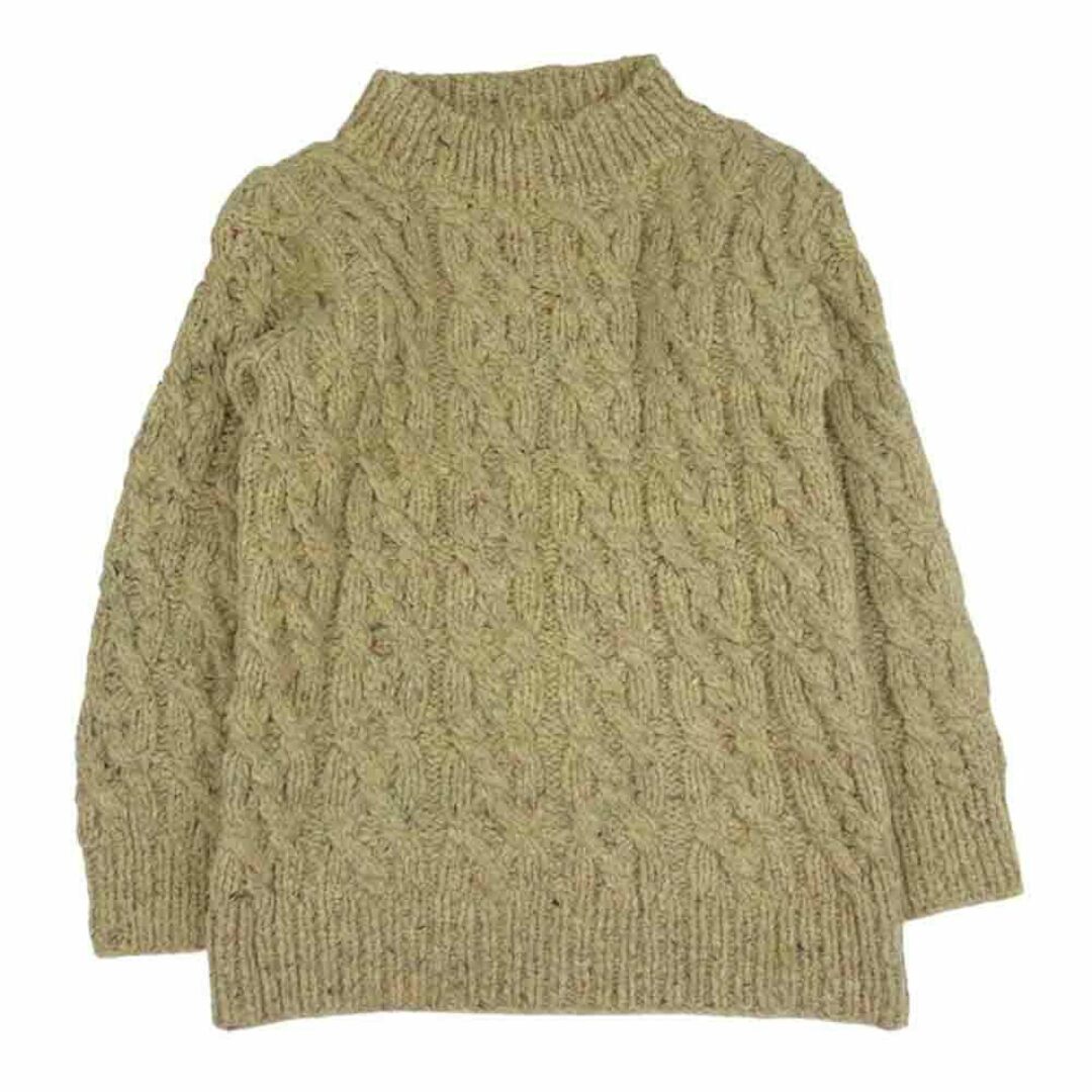 TENDERLOIN テンダーロイン × KANATA HAND KNTS ハイネック ニット イエロー系